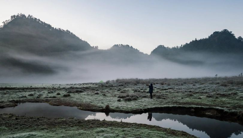 松蘿湖 徒步 松蘿湖 徒步