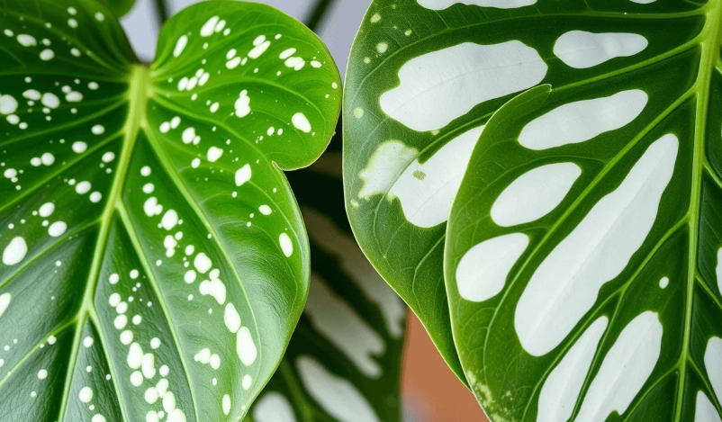 龜背竹葉子白斑